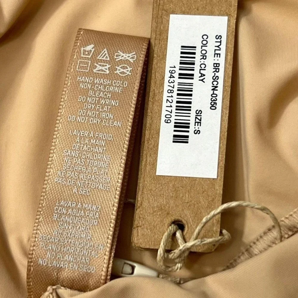 SKIMS‎ Jelly Sheer Scoop Neck Bralette Clay Small